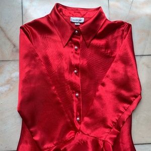 Long Sleeve Button Down Blouse